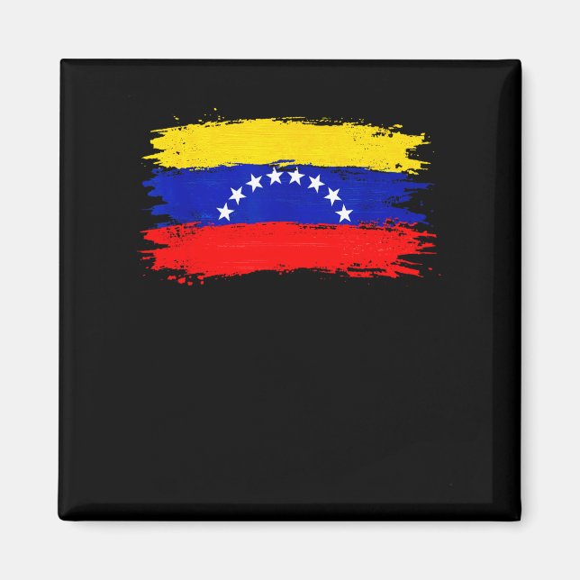 Imán Bandera de Venezuela 2026 Libre Paz  (Frente)