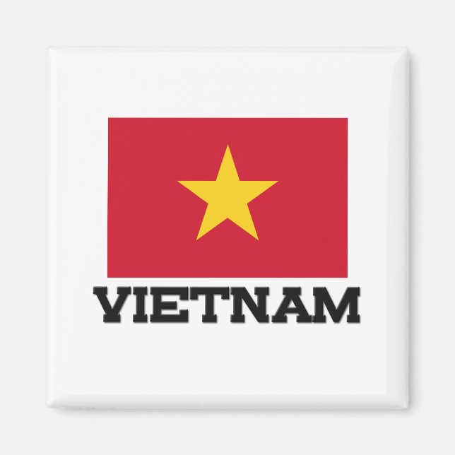 Imán Bandera de Vietnam (Frente)