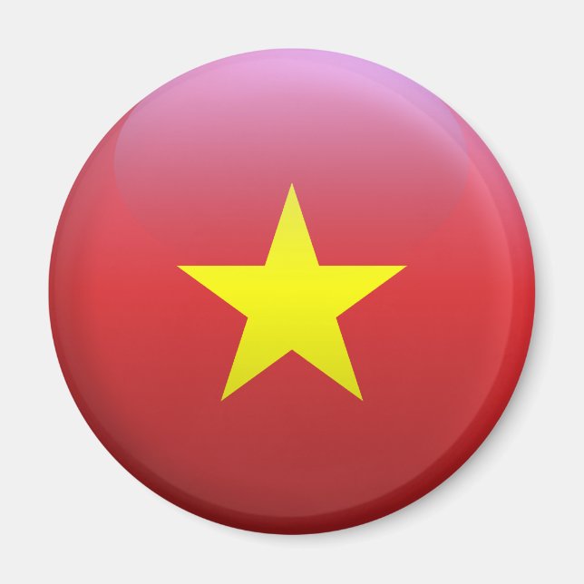 Imán Bandera de Vietnam (Frente)