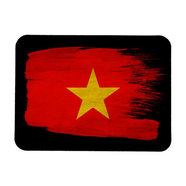 Imán Bandera de Vietnam (Horizontal)
