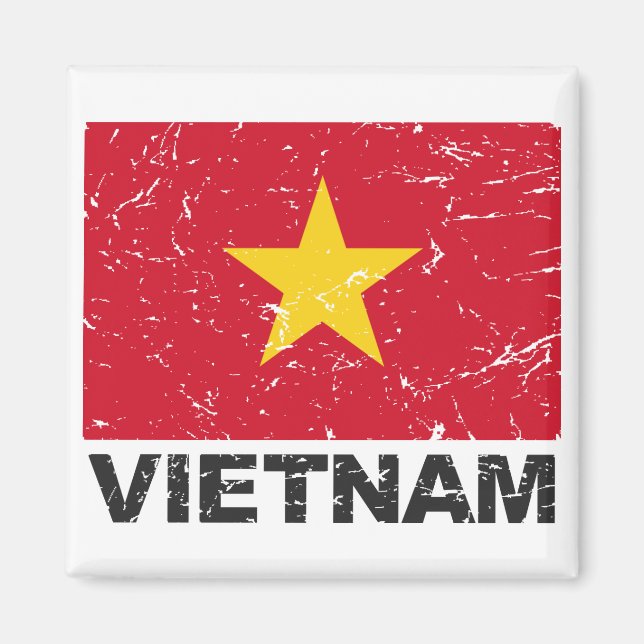 Imán Bandera de Vietnam (Frente)