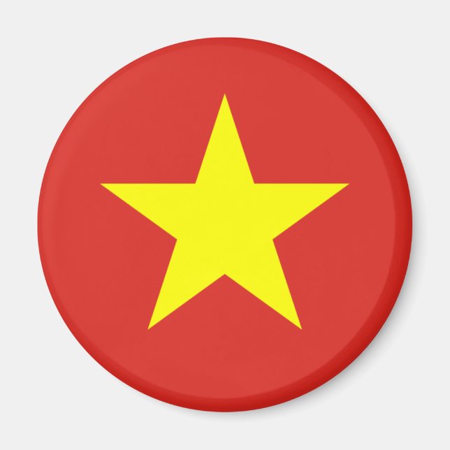 Imán bandera de vietnam (Frente)
