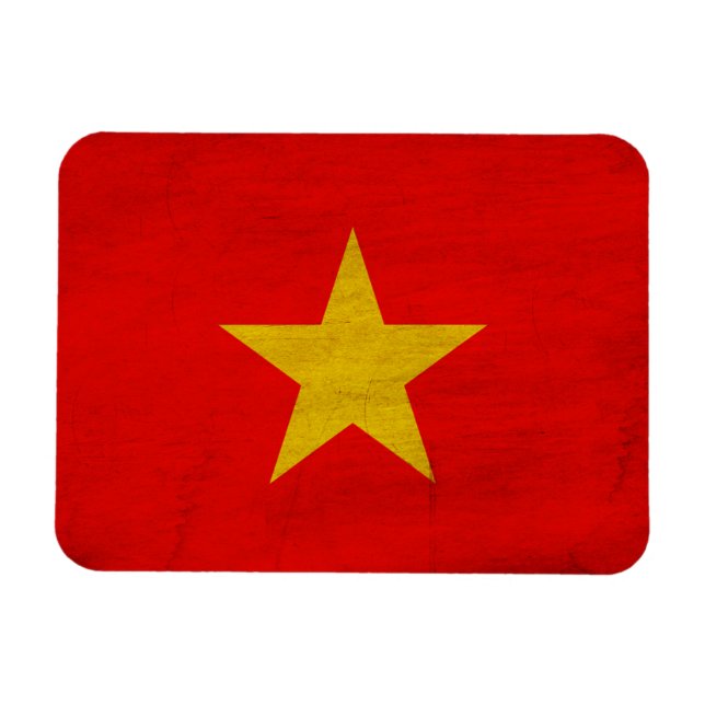 Imán Bandera de Vietnam (Horizontal)