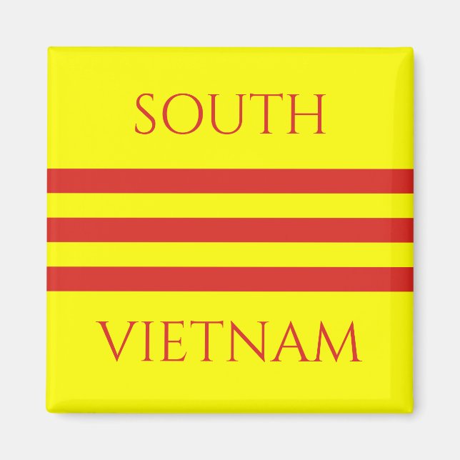 Imán bandera de vietnam sur (Frente)