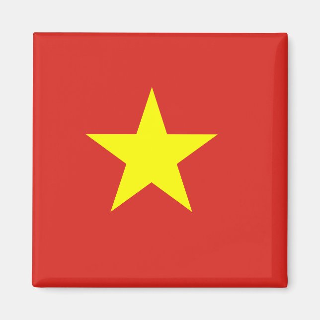Imán Bandera de Vietnam (vietnamita) (Frente)