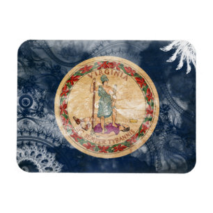 Imán Bandera de Virginia