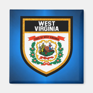 Imán Bandera de Virginia Occidental