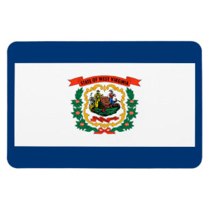 Imán Bandera de Virginia Occidental