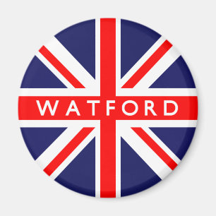 Imán Bandera de Watford Reino Unido