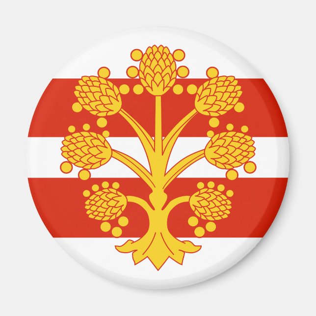 Imán Bandera de Westmorland Magnet (Frente)