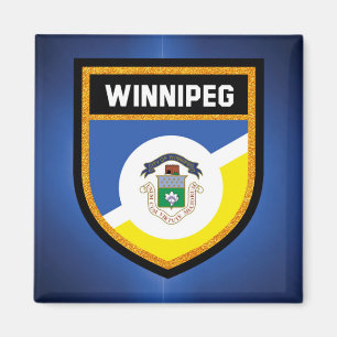 Imán Bandera de Winnipeg