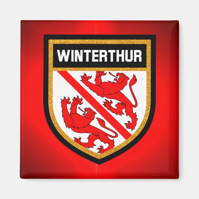 Imán Bandera de Winterthur (Frente)