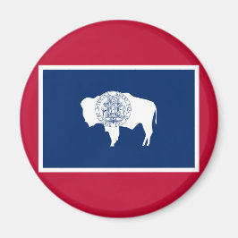Imán Bandera de Wyoming