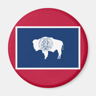 Imán Bandera de Wyoming