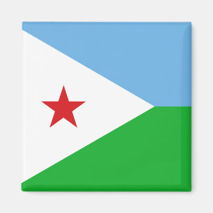 Imán Bandera de Yibuti