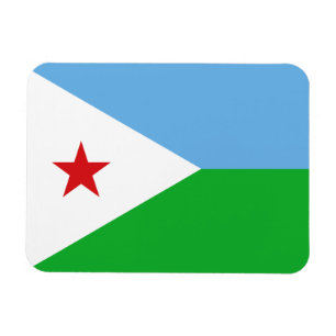 Imán Bandera de Yibuti
