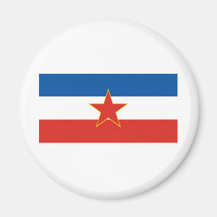 Imán bandera de Yugoslavia