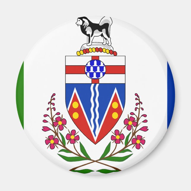 Imán Bandera de Yukón (Frente)