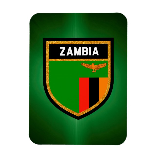 Imán Bandera de Zambia (Vertical)