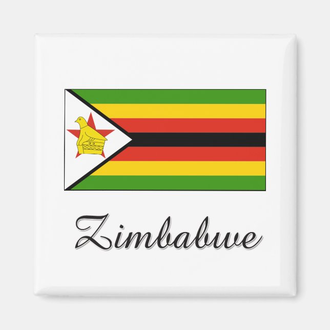 Imán Bandera de Zimbabue (Frente)