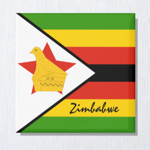 Imán Bandera de Zimbabue y hinchas de feriados y deport