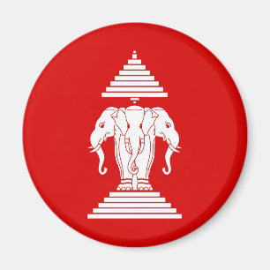Imán Bandera del ທຸງຊາດລາວ de Laos (1