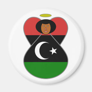 Imán Bandera del ángel de Libia