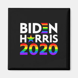 Imán Bandera del arcoíris del orgullo gay Lgbt Biden Ha