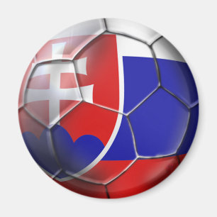Imán Bandera del balón de fútbol de Eslovaquia de los
