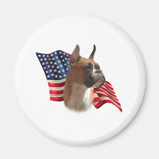 Imán Bandera del Boxer (Frente)