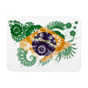 Imán Bandera del Brasil