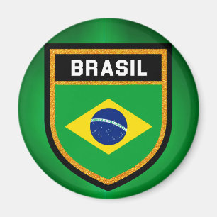 Imán Bandera del Brasil