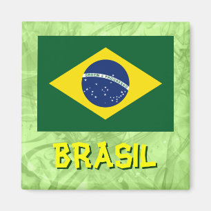 Imán Bandera del Brasil