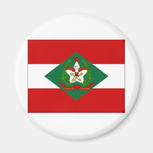 Imán Bandera del Brasil Santa Catarina