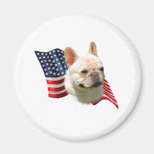 Imán Bandera del Bulldog francés