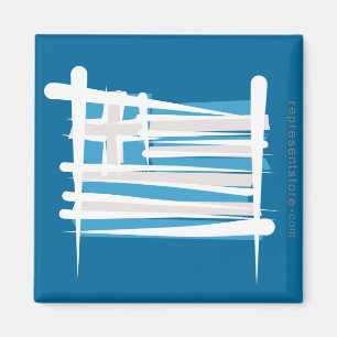 Imán Bandera del cepillo de Grecia