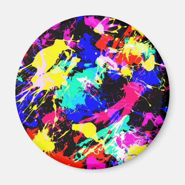 Imán Bandera del coche de pintura de chapa colorida (Frente)