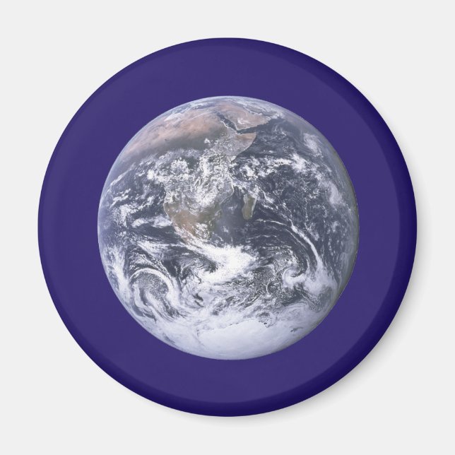 Imán Bandera del Día de la Tierra (Frente)