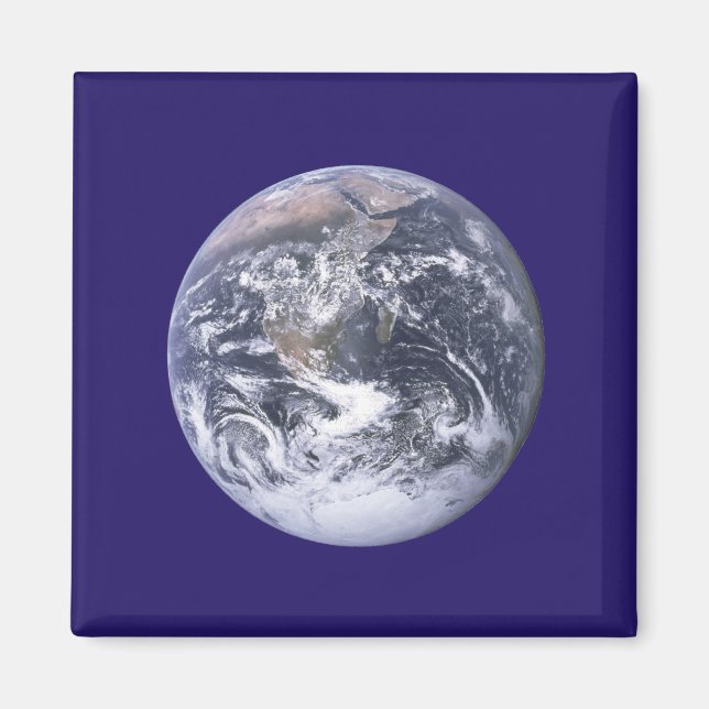 Imán Bandera del Día de la Tierra (Frente)