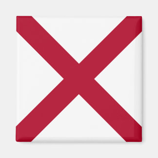 Imán Bandera del Estado Alabama, Cruz de St Andrew Crim