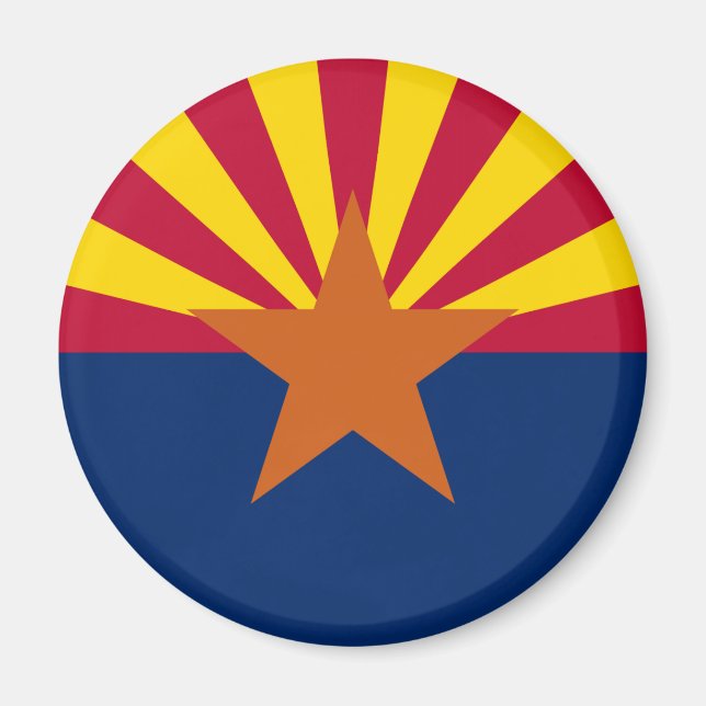 Imán Bandera del estado de Arizona (Frente)