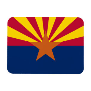 Imán Bandera del estado de Arizona