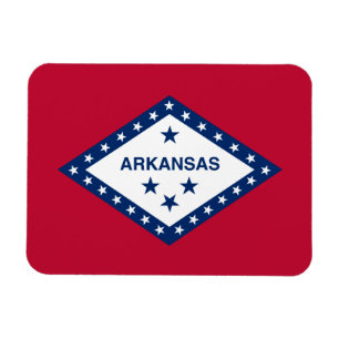 Imán Bandera del estado de Arkansas