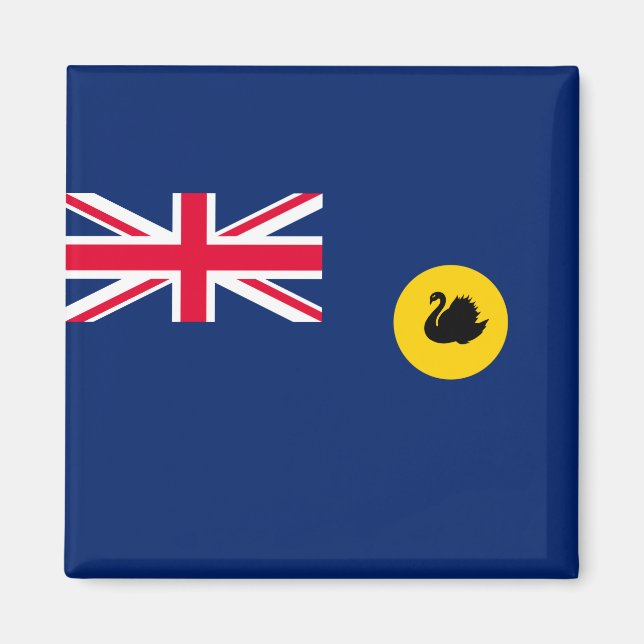 Imán Bandera del Estado de Australia Occidental (Frente)