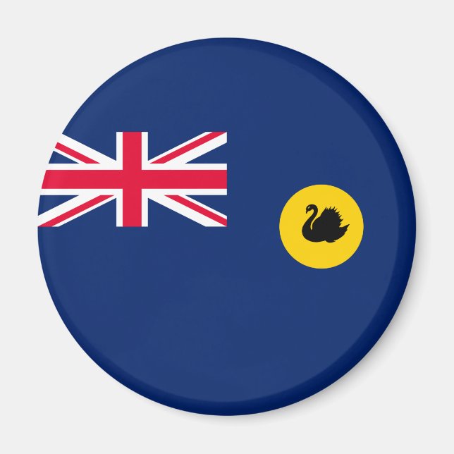 Imán Bandera del Estado de Australia Occidental (Frente)
