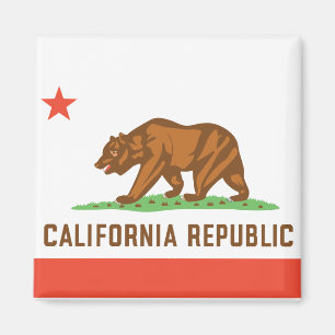 Imán Bandera del estado de California