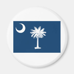 Imán Bandera del Estado de Carolina del Sur