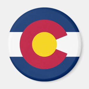 Imán Bandera del estado de Colorado