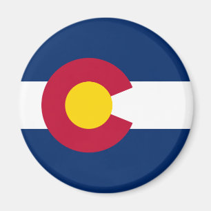 Imán Bandera del estado de Colorado