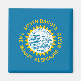 Imán Bandera del Estado de Dakota del Sur